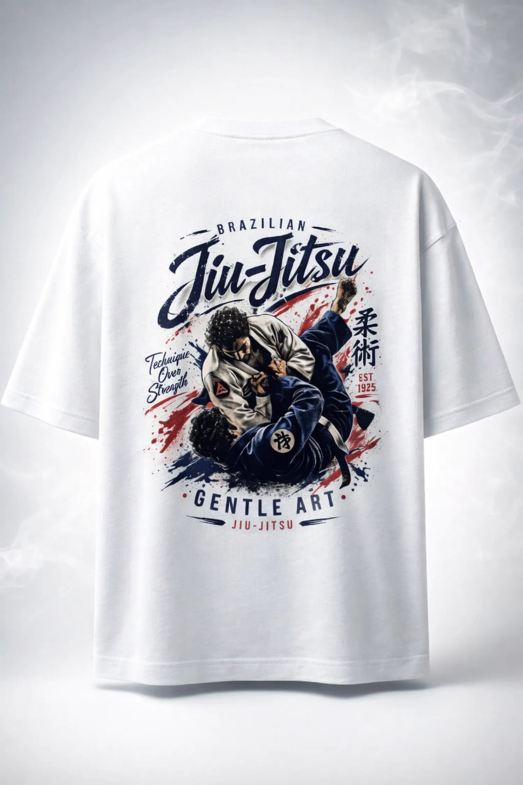 BJJ SOUL OVERSIZED TSHIRT-WHITE