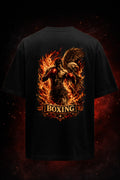 BOXING FLAMES OVERSIZED TSHIRT