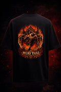 MUAY THAI FLAMES OVERSIZED TSHIRT